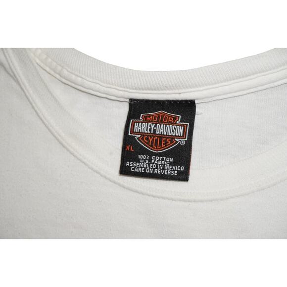 Vintage 2000 Harley-Davidson Long Sleeve T-Shirt XL – Tire Track Flame LogO - Picture 3 of 4